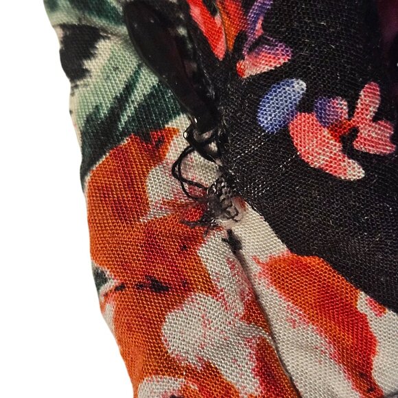 Jaase Woman Babydoll Boho Chic Mini Dress XS Festival Cottagecore Artisanal Core - Picture 6 of 13